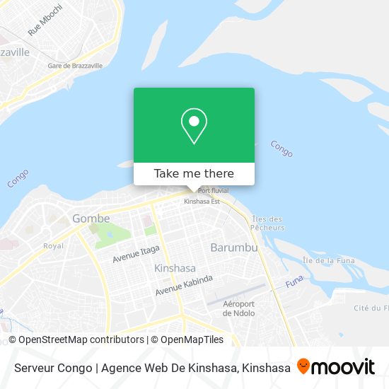 Serveur Congo | Agence Web De Kinshasa map