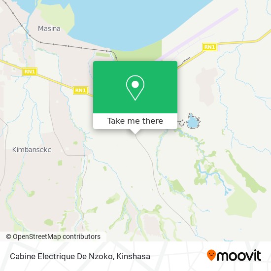 Cabine Electrique De Nzoko map