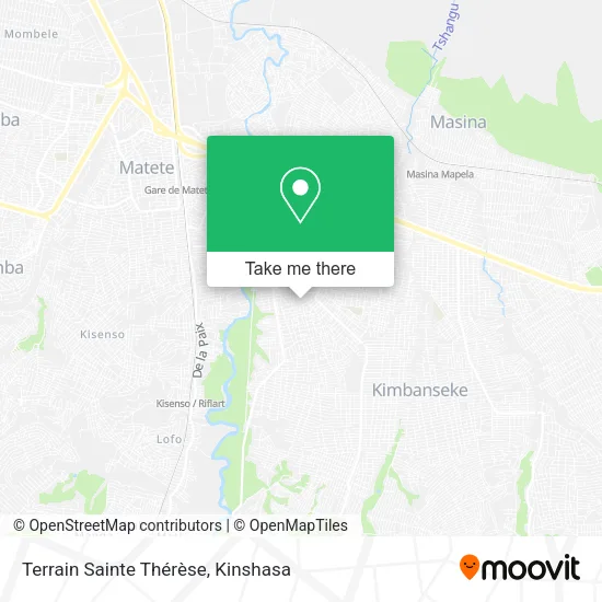 Terrain Sainte Thérèse map