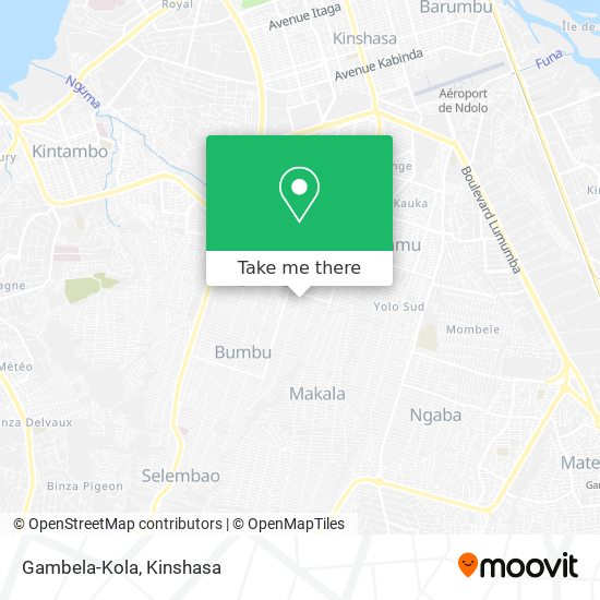 Gambela-Kola map