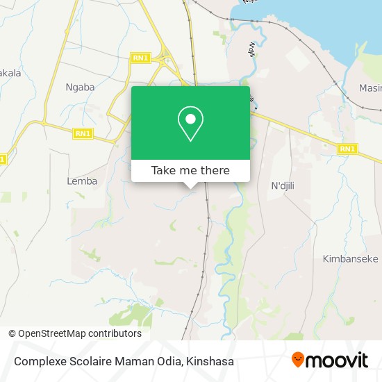 Complexe Scolaire Maman Odia map