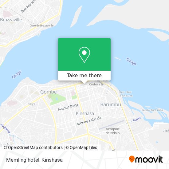 Memling hotel map