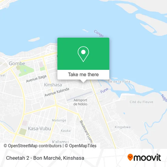 Cheetah 2 - Bon Marché map