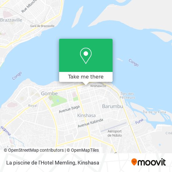 La piscine de l'Hotel Memling map