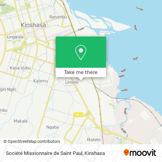 Société Missionnaire de Saint Paul map