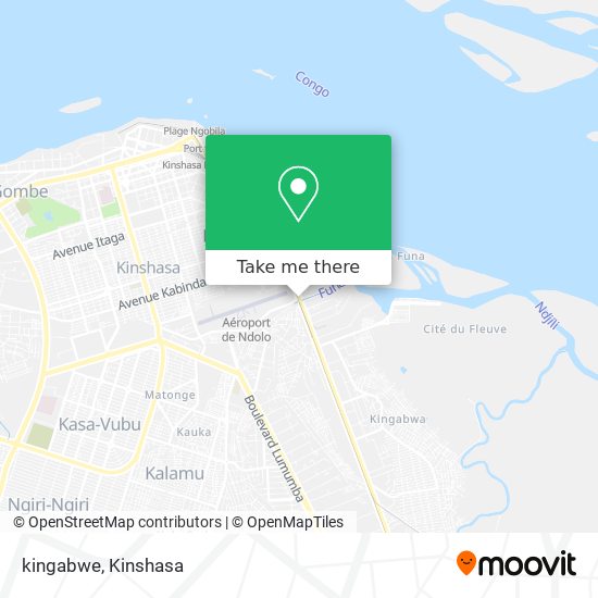 kingabwe map