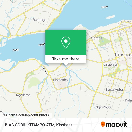 BIAC COBIL KITAMBO ATM map