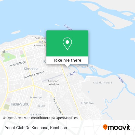 Yacht Club De Kinshasa map