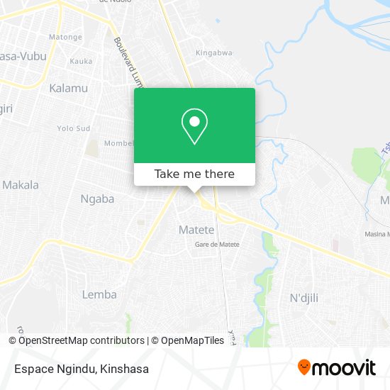Espace Ngindu map