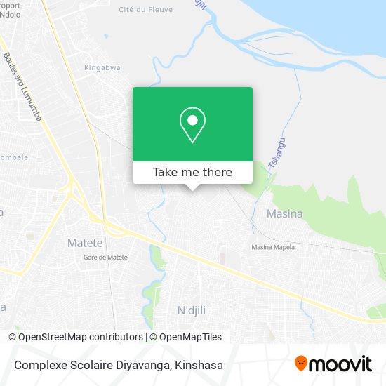 Complexe Scolaire Diyavanga map