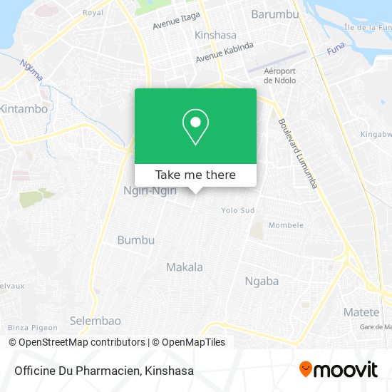 Officine Du Pharmacien map