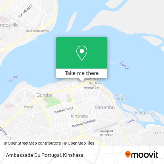 Ambassade Du Portugal map