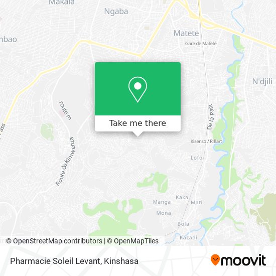 Pharmacie Soleil Levant map