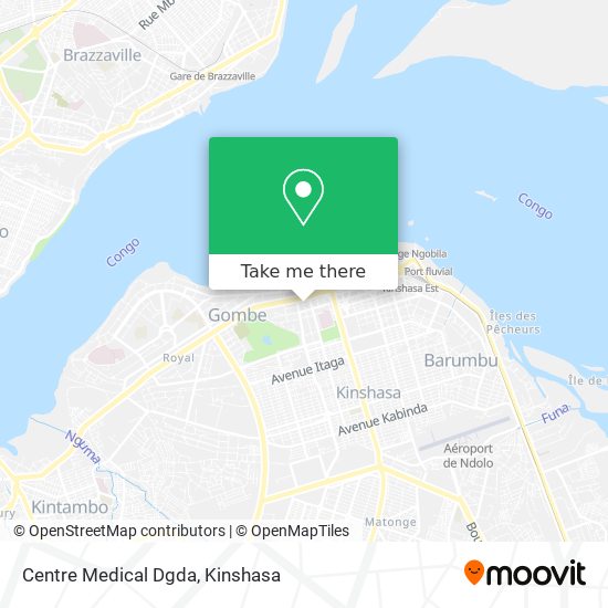 Centre Medical Dgda map