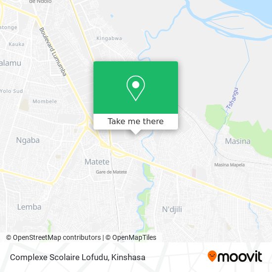 Complexe Scolaire Lofudu map