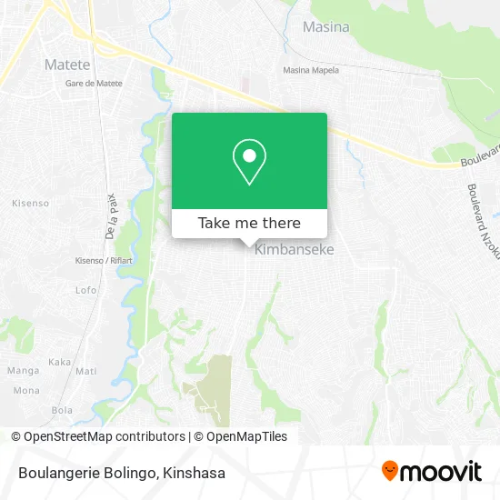 Boulangerie Bolingo map