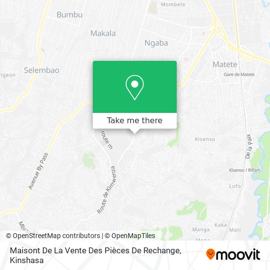 Maisont De La Vente Des Pièces De Rechange map