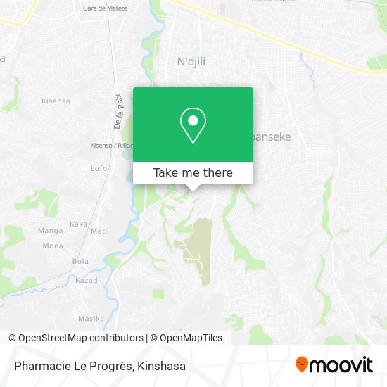 Pharmacie Le Progrès map