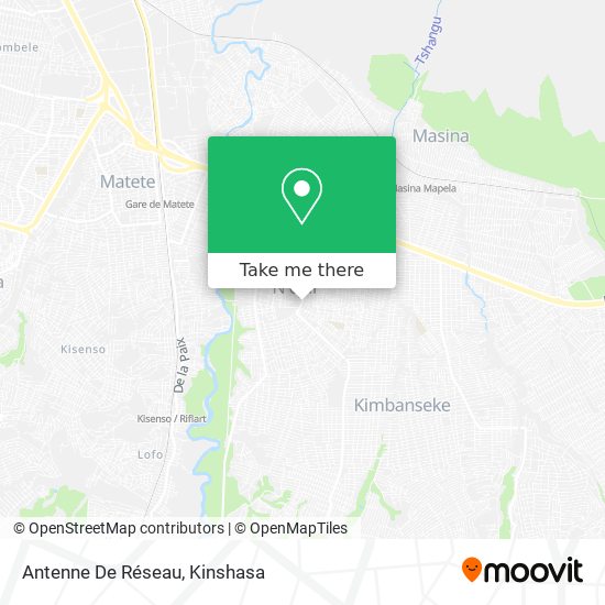Antenne De Réseau map