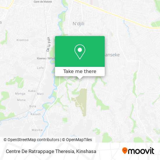 Centre De Ratrappage Theresia map