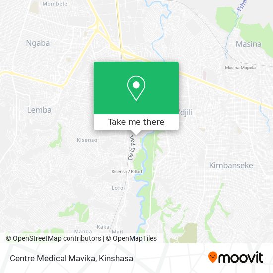Centre Medical Mavika map