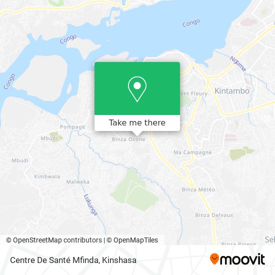 Centre De Santé Mfinda map
