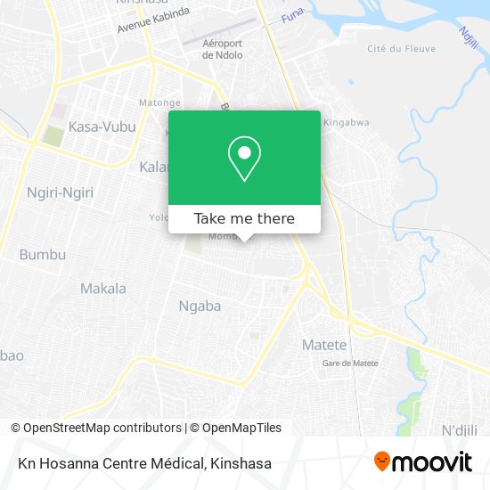 Kn Hosanna Centre Médical map