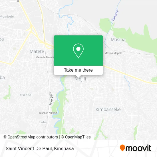 Saint Vincent De Paul map