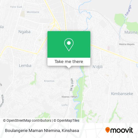 Boulangerie Maman Ntemina map