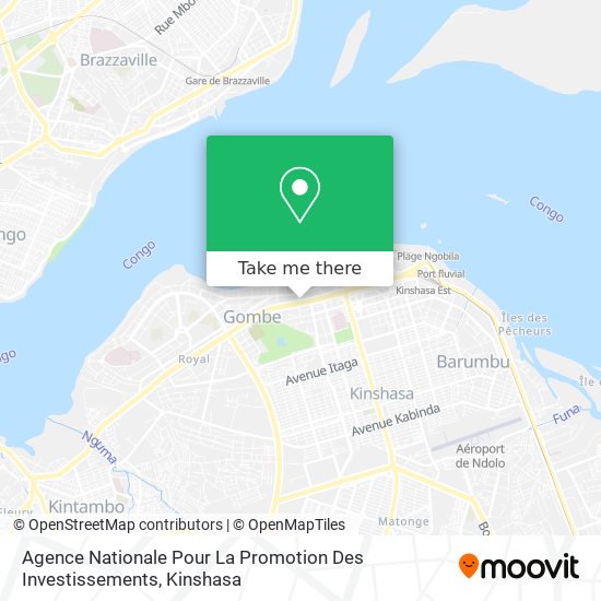 Agence Nationale Pour La Promotion Des Investissements map