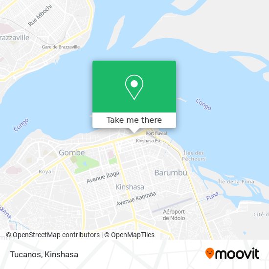 Tucanos map