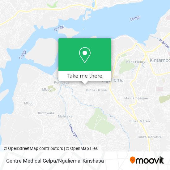 Centre Médical Celpa/Ngaliema map