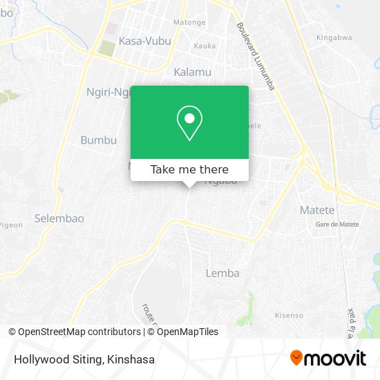 Hollywood Siting map