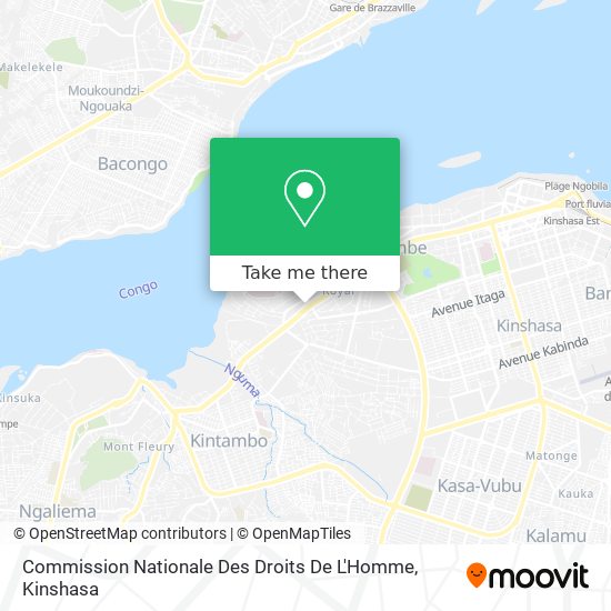 Commission Nationale Des Droits De L'Homme map