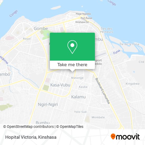 Hopital Victoria map