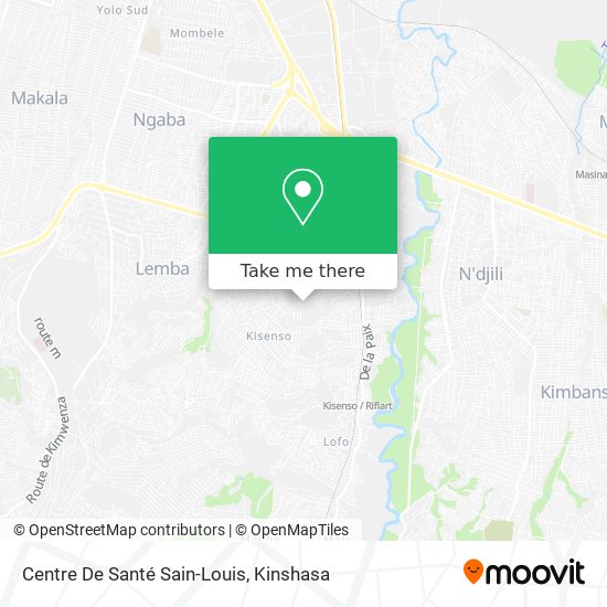 Centre De Santé Sain-Louis map