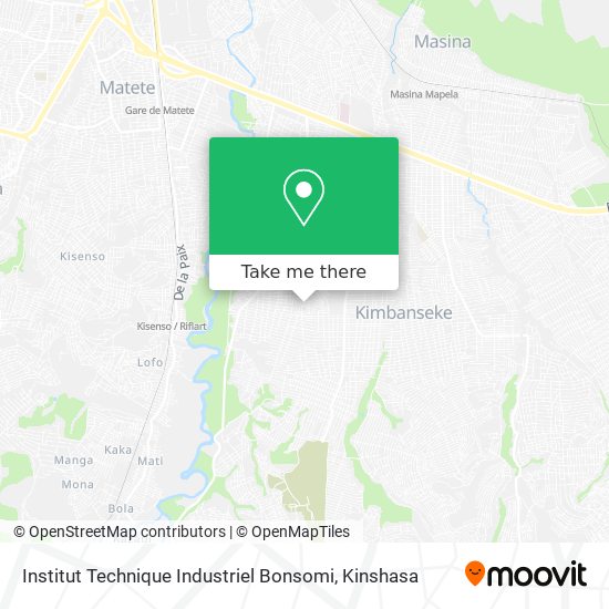 Institut Technique Industriel Bonsomi map