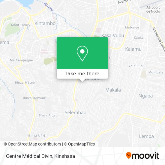 Centre Médical Divin map