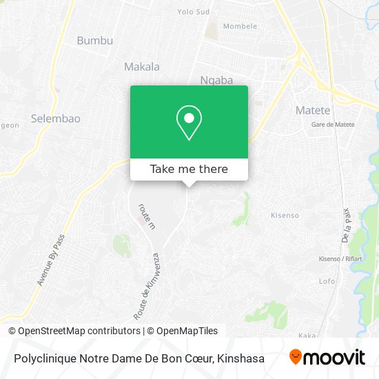 Polyclinique Notre Dame De Bon Cœur map