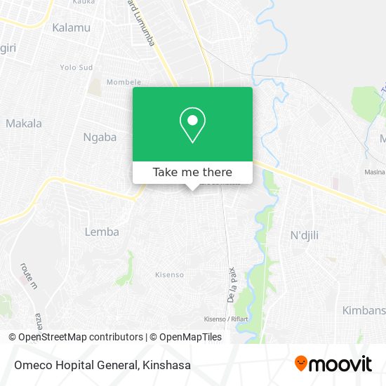 Omeco Hopital General map