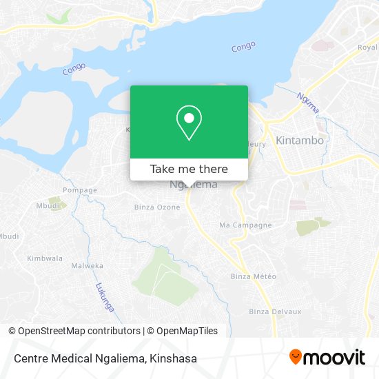 Centre Medical Ngaliema map