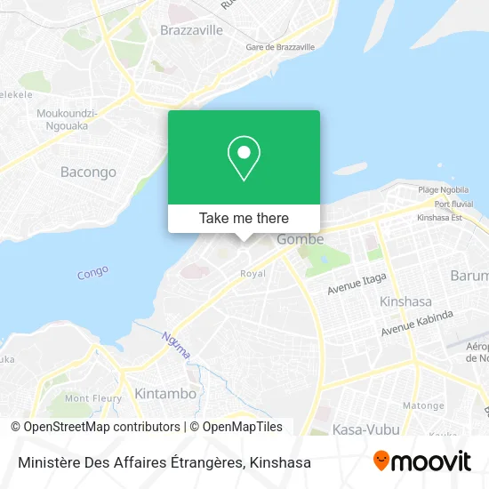 Ministère Des Affaires Étrangères map