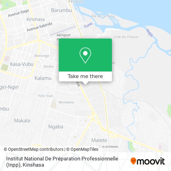 Institut National De Préparation Professionnelle (Inpp) map