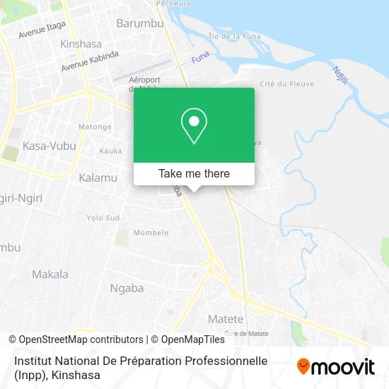 Institut National De Préparation Professionnelle (Inpp) map