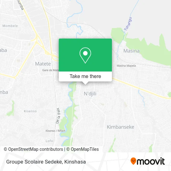 Groupe Scolaire Sedeke map