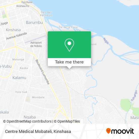 Centre Médical Mobateli map