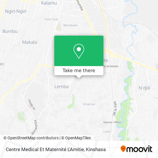 Centre Medical Et Maternité L'Amitie map