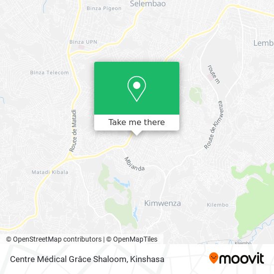 Centre Médical Grâce Shaloom map