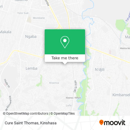 Cure Saint Thomas map