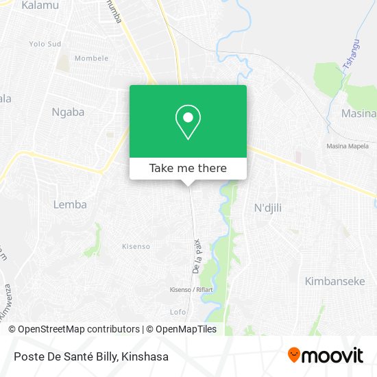 Poste De Santé Billy map